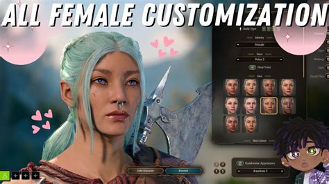 baldur's gate 3 face customization|baldur's gate 3 custom character.